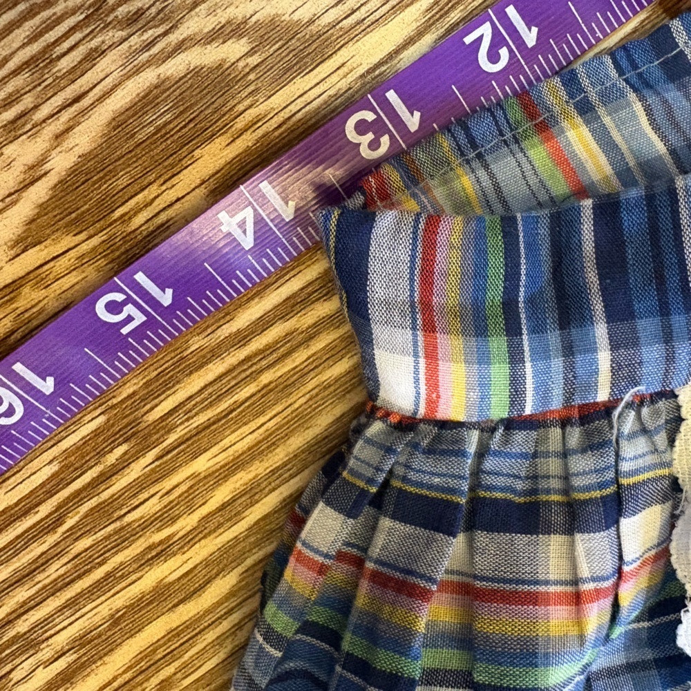 Vintage Striped White Prairie Circle Skirt - Picture 11 of 12
